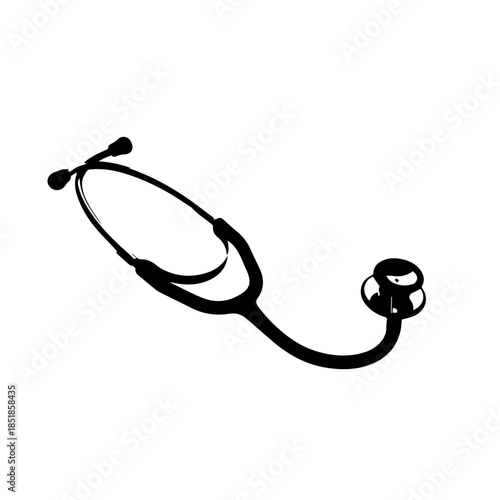 Wallpaper Mural silhouette of stethoscope Torontodigital.ca