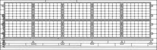 An architect's detailed blueprint meticulously outlines a building's structure, showcasing precision and planning. 