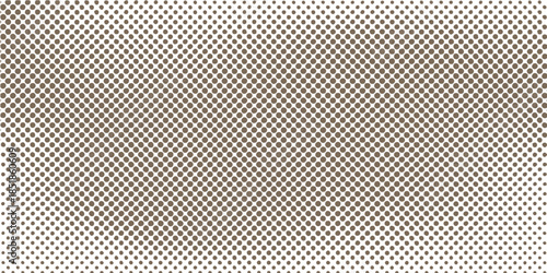 Abstract vector illustration backdrop: Black brown hue dotted offset screen gradation vector illustration: retro halftone texture background.