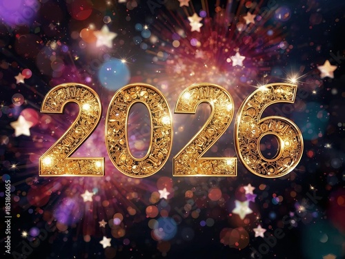 A clear and professional illustration representing the upcoming year 2026. Perfect for various creative and editorial uses.