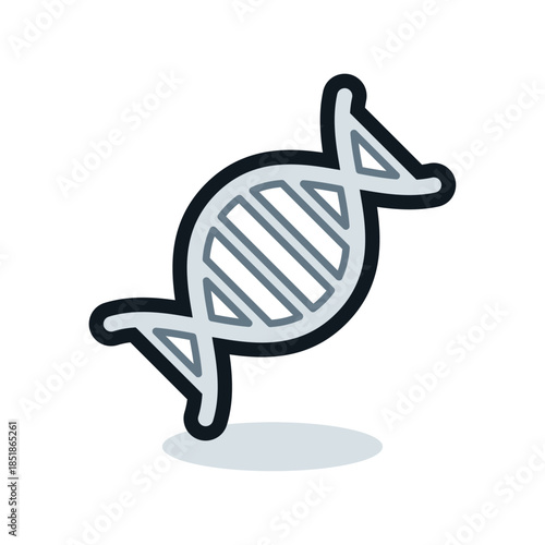 Digital Illustration of DNA, Genetic, Chromosome,and Biology