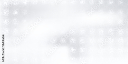 Vector abstract white and gray  background frame of geometric shapes. Circular ornament. Pattern of dots, particles, molecules, fragments. Poster for technology, medicine, presentations, business.