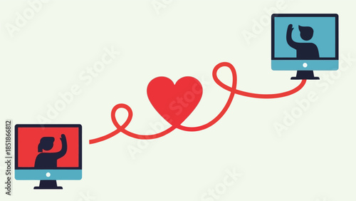 Connecting Hearts: Virtual Communication in Modern Relationships