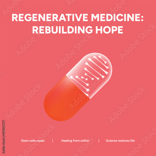 Regenerative medicine rebuilding hope with stem cells and dna in a capsule