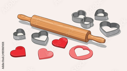 Valentine's Day Baking Tools: Heart-Shaped Cookie Cutters