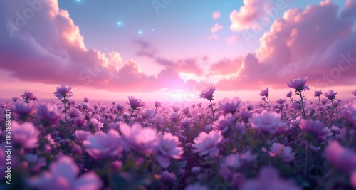 Electronic Flowers in Nebula Clouds and Starlight	