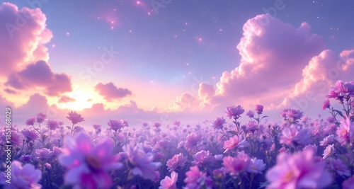 Electronic Flowers in Nebula Clouds and Starlight	