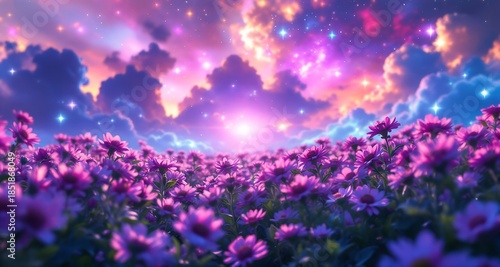 Electronic Flowers in Nebula Clouds and Starlight	