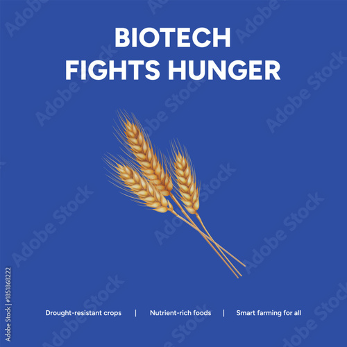Biotech fights hunger with drought resistant crops and smart farming for all people
