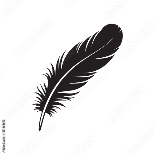 PrintProfessional badminton athlete in action pose vector illustration