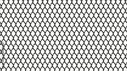 Interlocking Structure Abstract Grid Pattern