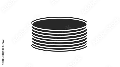 Stack of coins icon representing financial growth and savings.