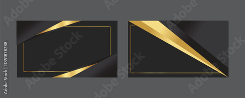 Modern Luxury Black Gold Background