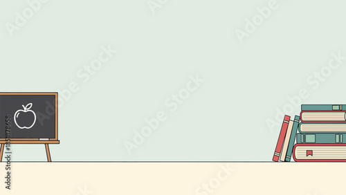 Education Icons with Books – Building Future for International Day of Education