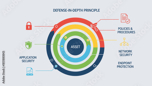 Defense in Depth Principle Security Layers.