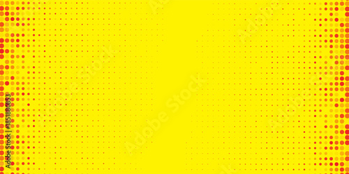 Yellow confetti seamless pattern. Golden glitter dot repeating background. Gold polka dot repeated wallpaper. Celebration Christmas, New Year or birthday party decoration.