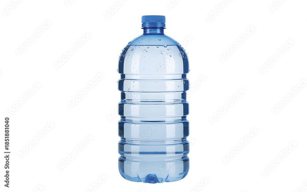 Fototapeta premium A water bottle with a white cap