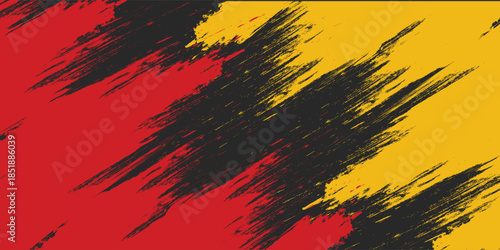 T-shirt sport jersey design template with abstract grunge line halftone pattern background. Sport uniform in front view. Tshirt mock up for sport club. Vector Illustration