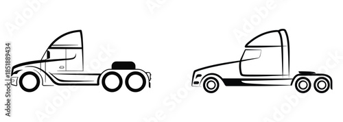 Side-by-side comparison of vehicles isolated on transparent background, isolated on white background, Vector, illustration