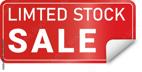 Limted Stock Sale Label