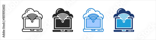 Internet Icon Set Multiple Style Vector Collection