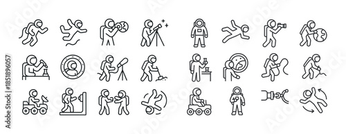 Astronaut activities: exploration, science, and exercise