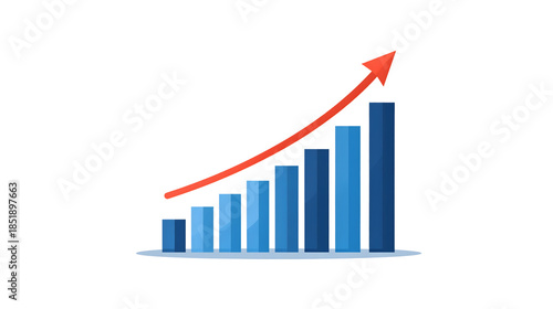 Free Download Business sales and performance growth bar chart
 - GFXLoad
