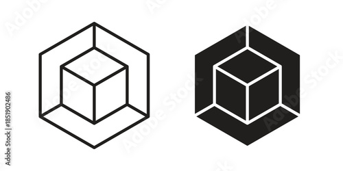 3D modeling icons for designers, web developers, displays and websites