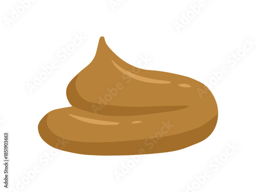 Hand Drawn Human Poop Illustration
