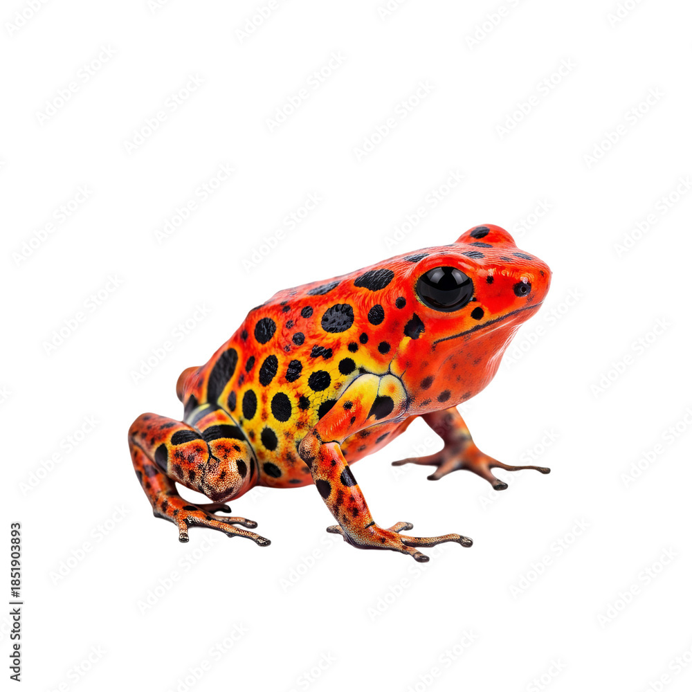 Obraz premium This is an image of a colorful poison dart frog sitting still.