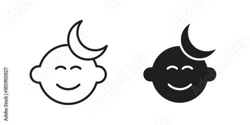 Baby boy icons for designers, web developers, displays and websites