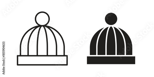 Beanie icons for designers, web developers, displays and websites