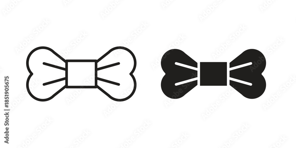 Fototapeta premium bowknot icons for designers, web developers, displays and websites