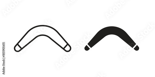 Boomerang icons for designers, web developers, displays and websites