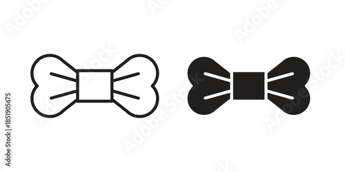 bowknot icons for designers, web developers, displays and websites