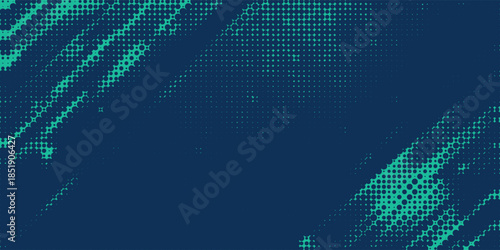 Retro Halftone Background Colored Vintage Vector