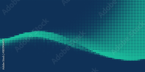 Retro Halftone Background Colored Vintage Vector