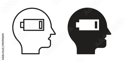 Burnout icons for designers, web developers, displays and websites