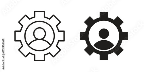 Business development icons for designers, web developers, displays and websites