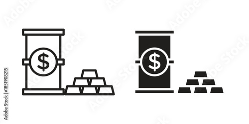 Commodity icons for designers, web developers, displays and websites
