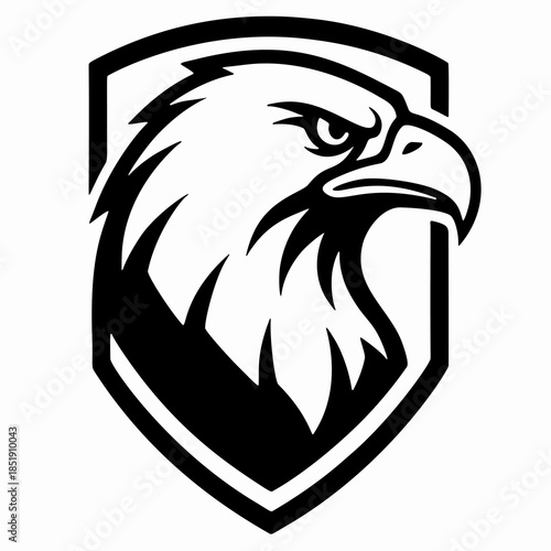Esports logo of a wild eagle, ferocious predator ready to hunt and dominate the game with strong, fast and deadly performance	

