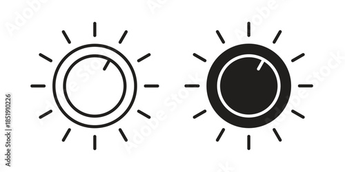 Dimmer icons for designers, web developers, displays and websites
