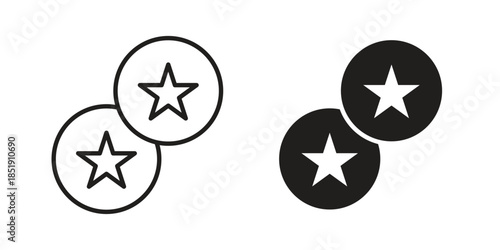 Earn point icons for designers, web developers, displays and websites