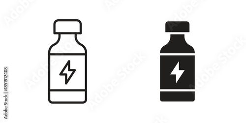 Fitness supplement icons for designers, web developers, displays and websites