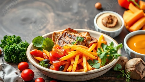 Ketogenic diet foods shown with copy space, emphasizing high fat protein, low carb for heart health, disease prevention, and diabetes management,  healthy eating,  keto friendly