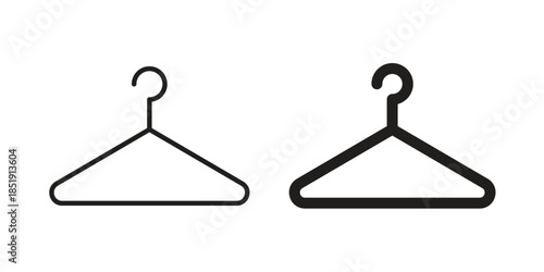 Hanger icons for designers, web developers, displays and websites