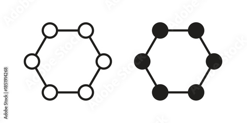 Hormones icons for designers, web developers, displays and websites