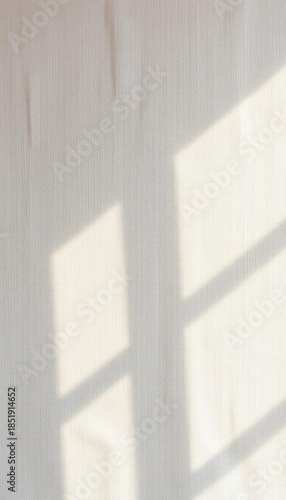 Subtle linen weave in soft ivory, a gentle canvas for light and shadow,  high-key background,  shadow