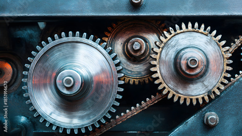 solenoid. Mechanical gears failing to engage, stopped metallic mechanism. public awareness campaigns, NGO reports, designed for public awareness campaigns and NGO communications, used by professors.
