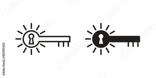 Key factor icons for designers, web developers, displays and websites